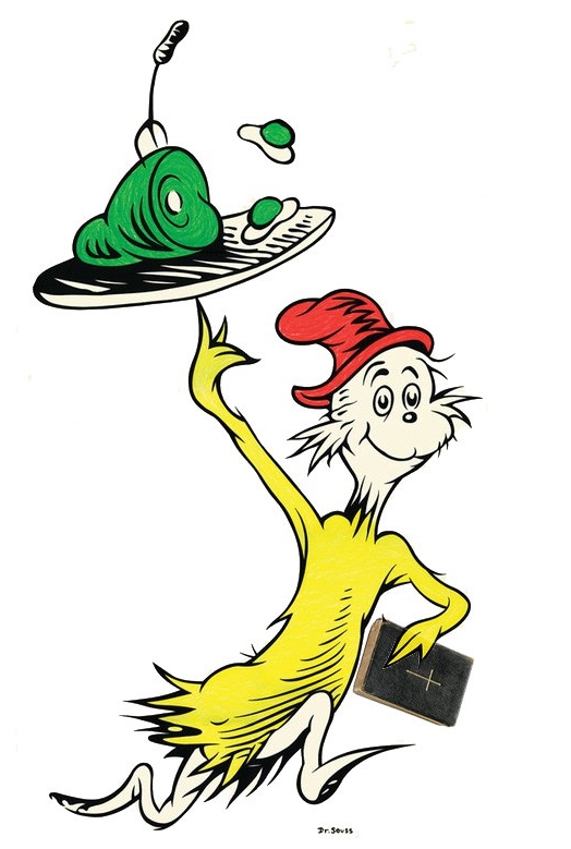 Sam-I-Am with a Bible